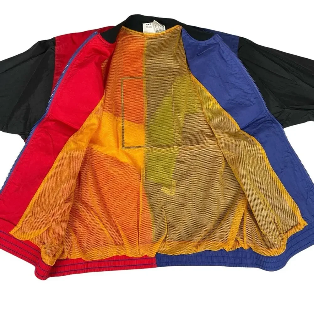 Vintage 90s Nike Air Jordan Multicolor Windbreaker Jacket youth XL/ men’s Small